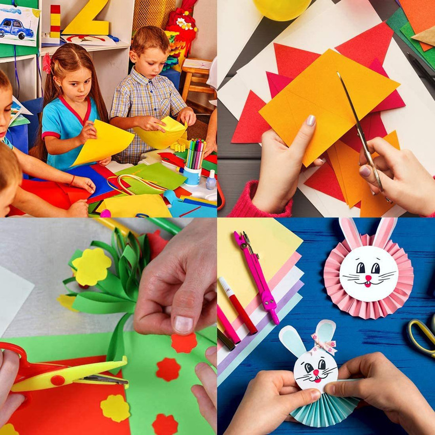 Kids coloured shop paper