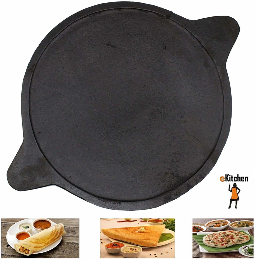 Trilonium Pre-Seasoned Cast Iron Dosa Tawa WHT10 , Diameter 10 inches –  TRILONIUM