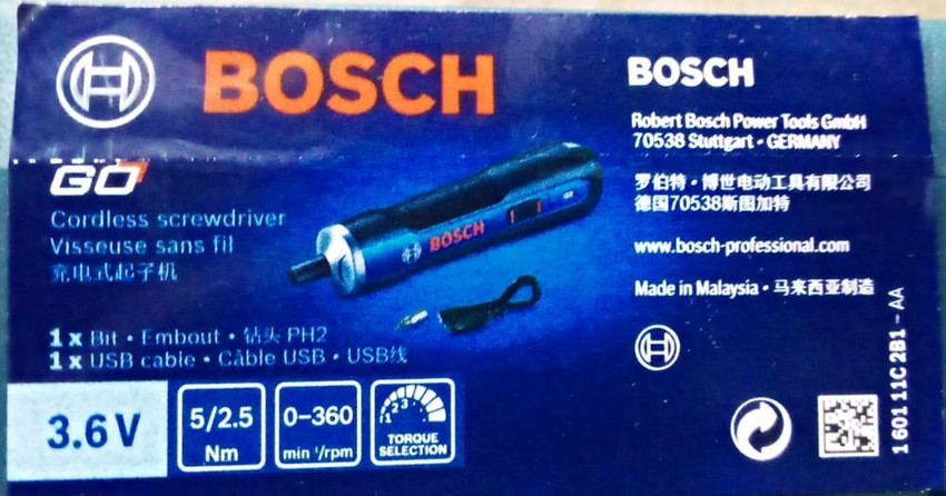 Bosch go solo screwdriver outlet