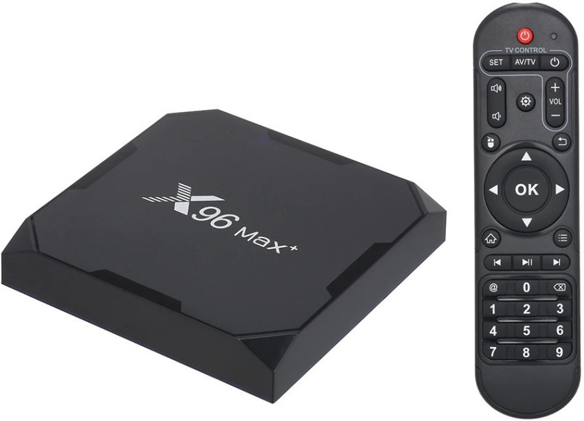 Lecteur vidéo Android 9.0 et TV box X96 MAX Plus 4 GO 64 GO 32 GO, amlogic  S905X3 Quad Core 8K lecteur vidéo Wifi 2.4/5G Smart TV Box X96 Max +