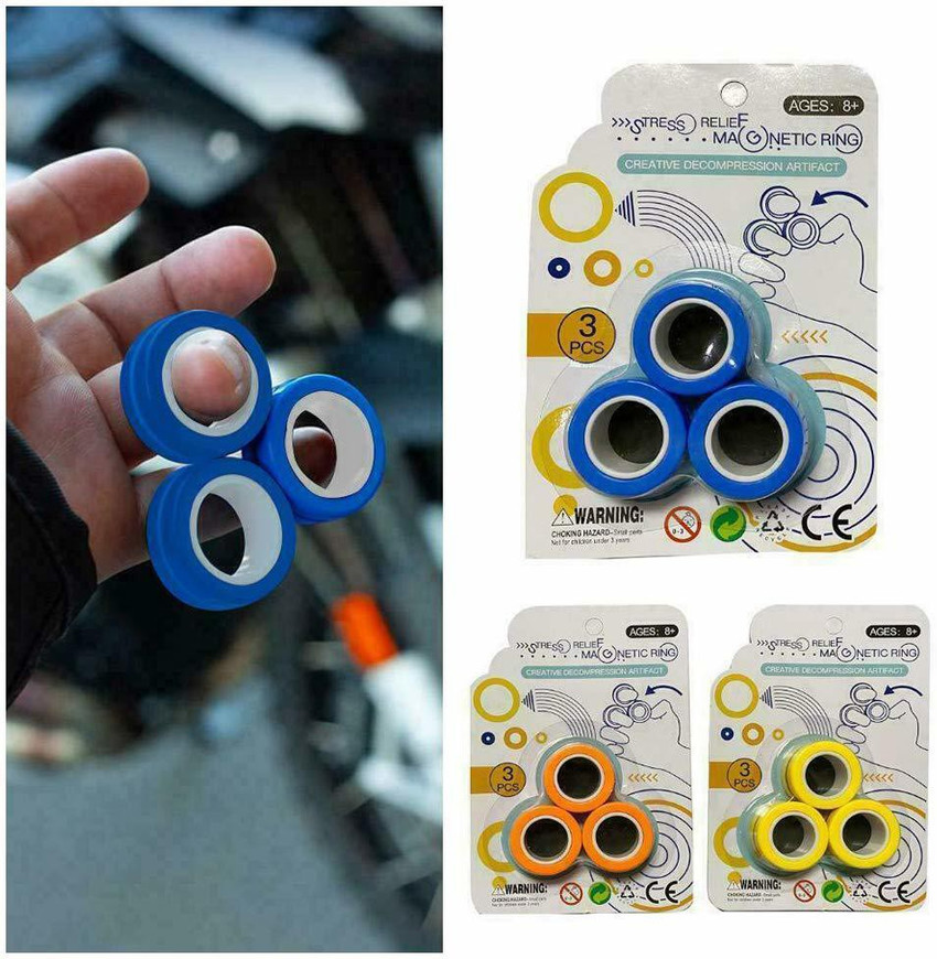 Stress relief sales magnetic ring