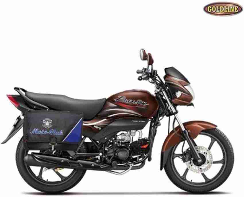 Goldline Stylish Moto Club Bike Bag Motorcycle Seat Pack Bag Side