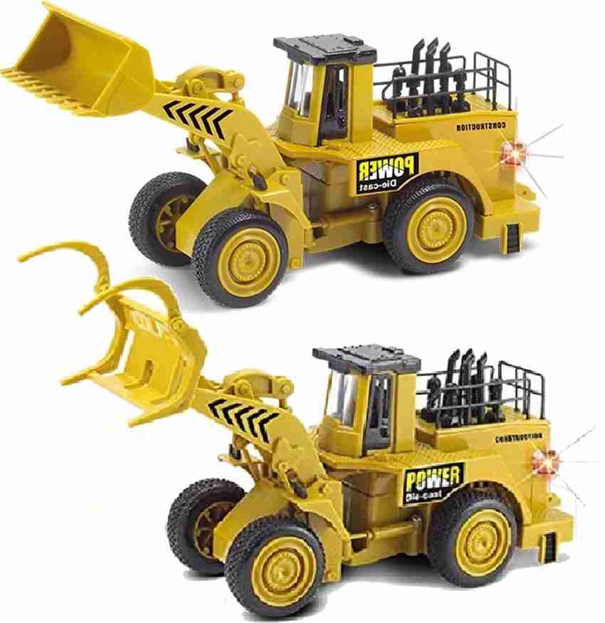 Metal toy store log trucks
