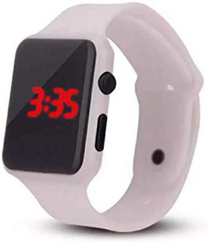 White colour clearance digital watch