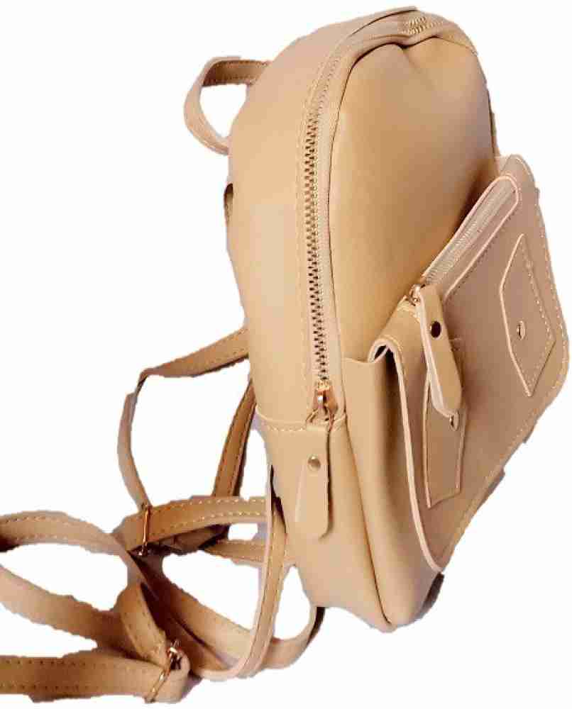 PU Leather Shoulder Mini Small Backpack Multi-Function Ladies