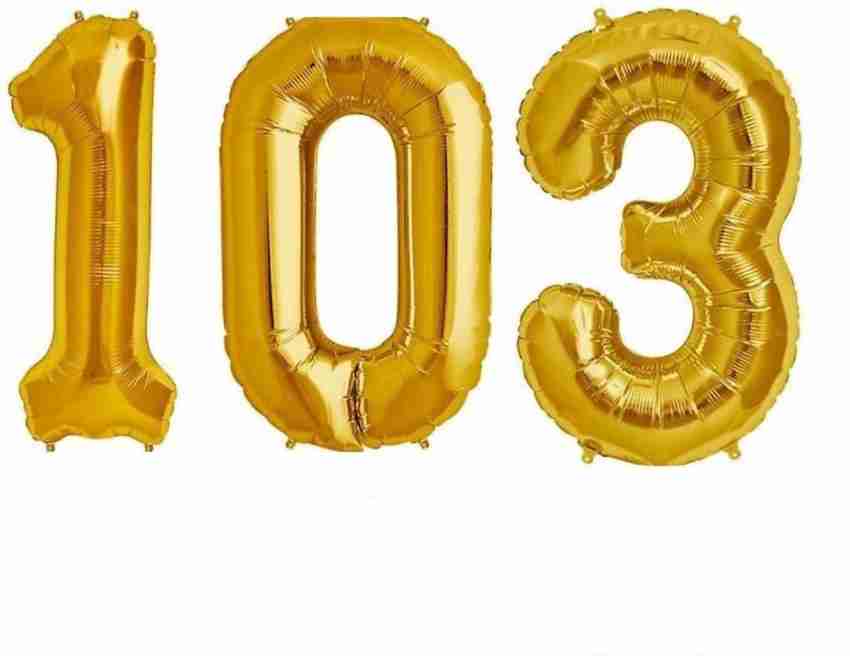 Flipkart.com | Style Mania Solid Golden '103' Number/Digit