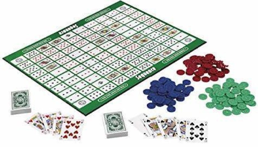 Buy ONLINEKART Jumbo Sequence Board Game Online at Low Prices in India 