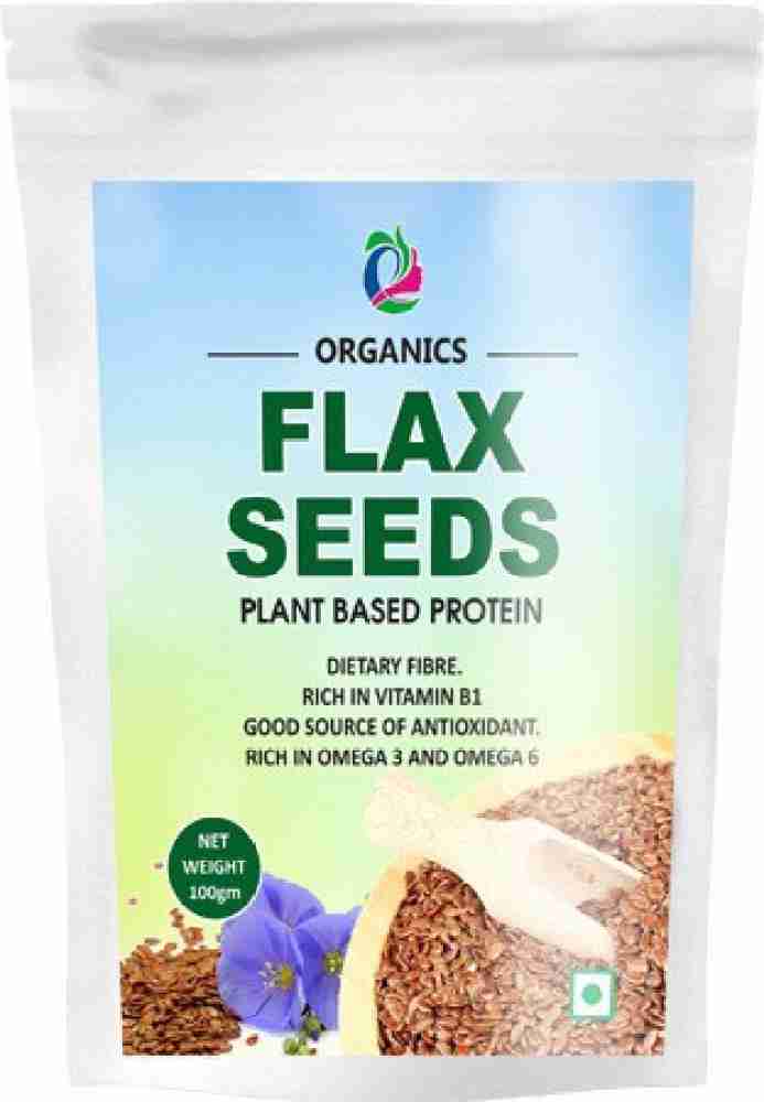 ELIF Organic Flax Seed Plant Based Protein Dietary Fibre and