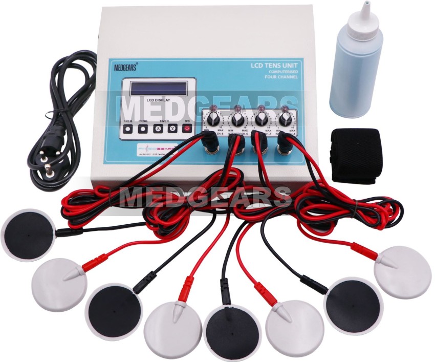 Tens LCD Model Muscle Stimulator Combo Tens 2 Channel Stimulator  Physiotherapy Machine