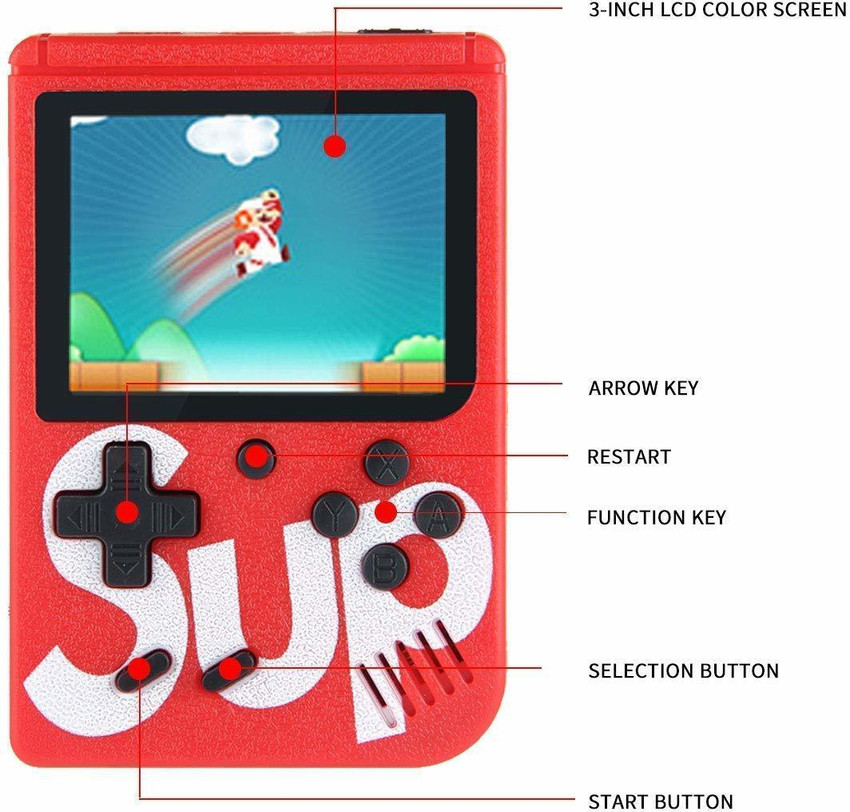 Handheld sup game box console classic deals comes with 400 games included gamebox