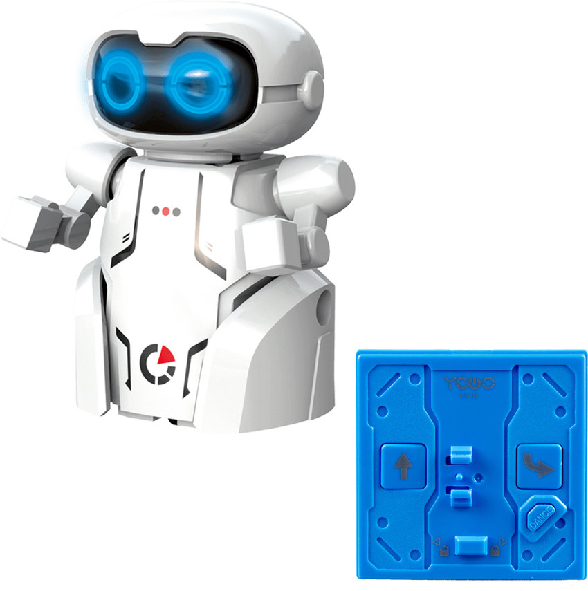 Silverlit YCOO Mini Droid Maze Breaker Palm Size Remote Control Robot with LED Eyes and Robotic Sound SFX YCOO Mini Droid Maze Breaker Palm Size Remote Control Robot with LED Eyes