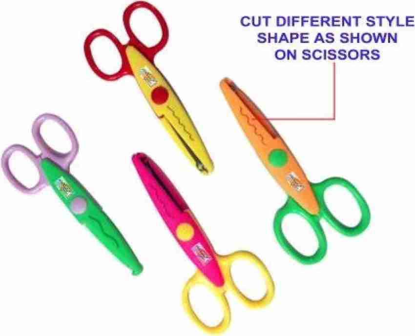 Art Scissor 6 Pcs, Shape Scissors Designs Pattern Craft Art For