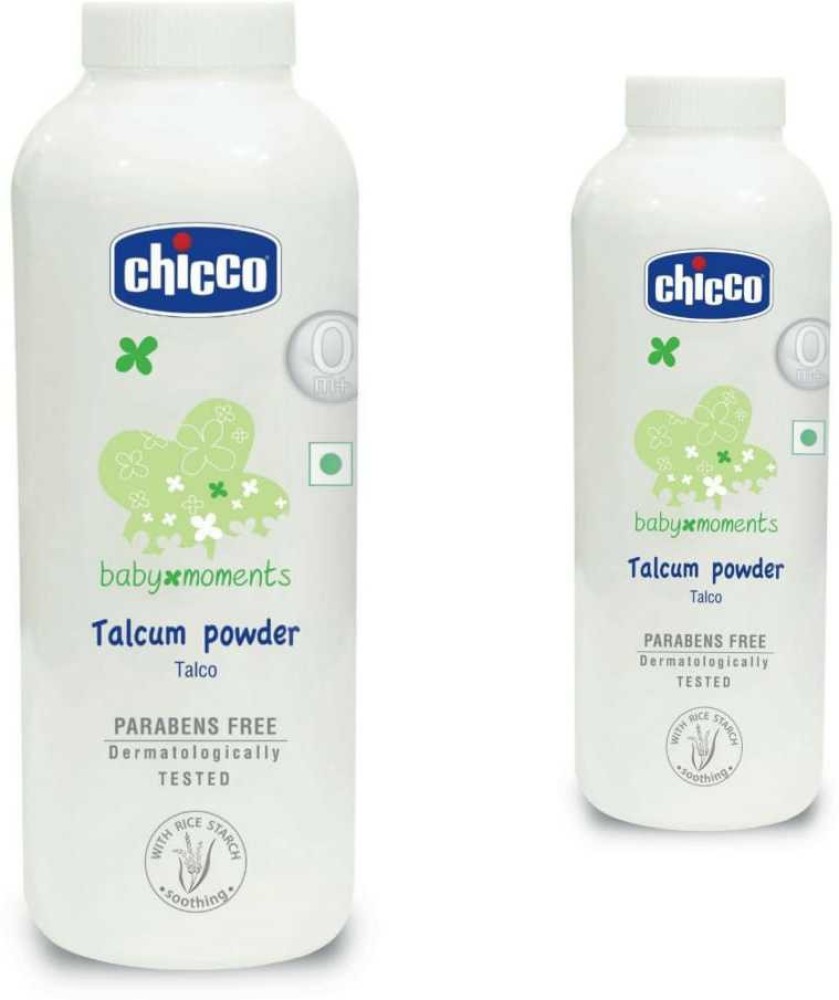Chicco Baby Moments Talcum Powder Talco | Paraben Free | 75 Gram | 500 Gram
