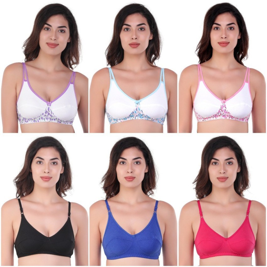 KBlrs Latest Unique soft fabric in women's bra adjustable types of Bralette/ minimizer/t-shirt/push-up/full coverage/sports/cami/demi/cage/stick-on  collection for party formal casual wear Women T-Shirt Non Padded Bra - Buy  KBlrs Latest Unique soft fabric in