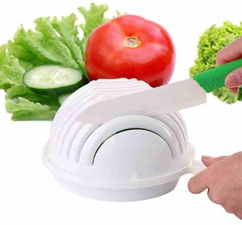 Buy JASIFS Plastic Multipurpose Fresh Salad Cutting Bowl Upgraded,Easy Salad  Maker Online at Best Prices in India - JioMart.