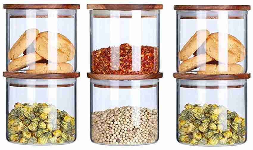 VLKMK Glass Grocery Container - 220 ml Price in India - Buy VLKMK