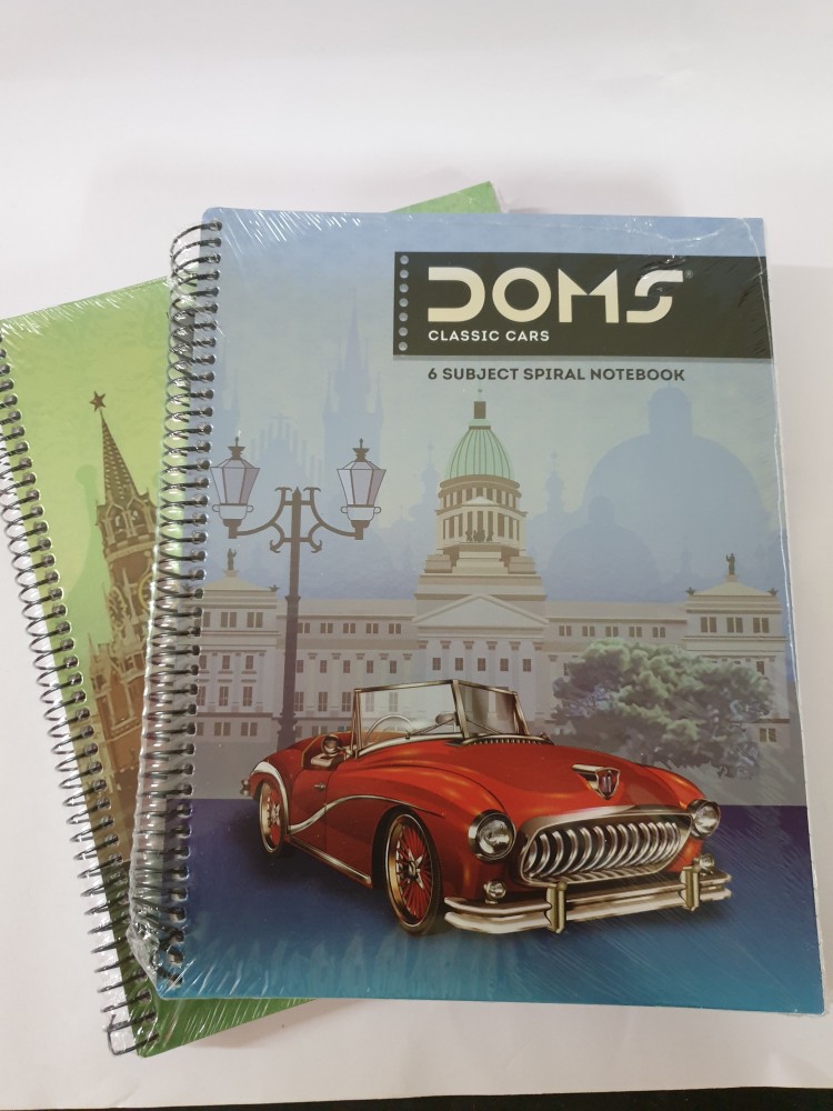 Buy Doms Fun Wheels Medium Square Notebook (132 pgs) Online at Best Prices  in India - JioMart.