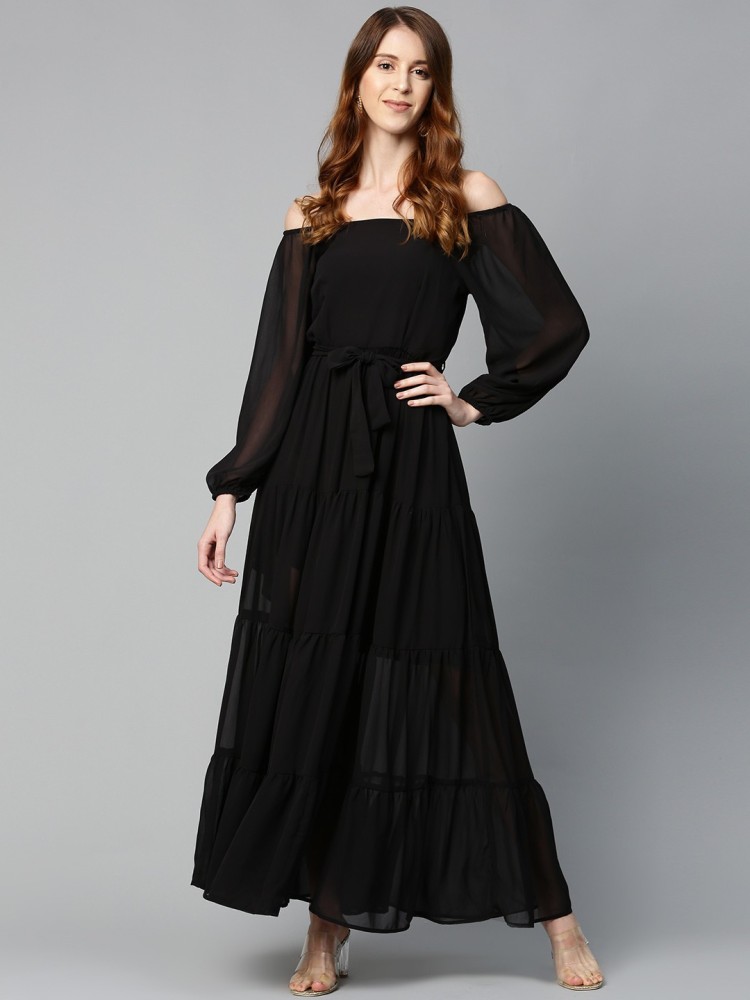 Flipkart long maxi on sale dress