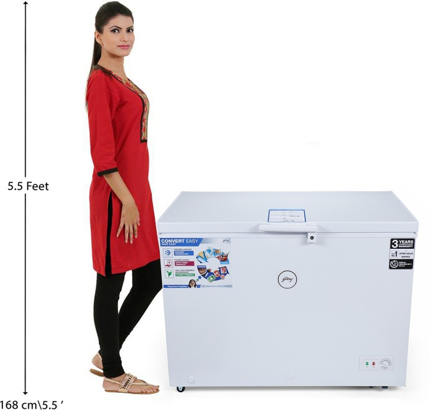 Godrej 325 ltr on sale deep freezer