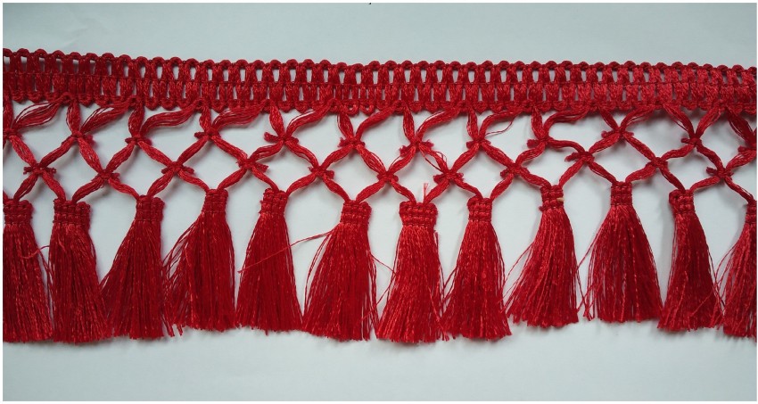 ChandCreation NEW.RED TASSELS LACES Lace Reel Price in India - Buy  ChandCreation NEW.RED TASSELS LACES Lace Reel online at