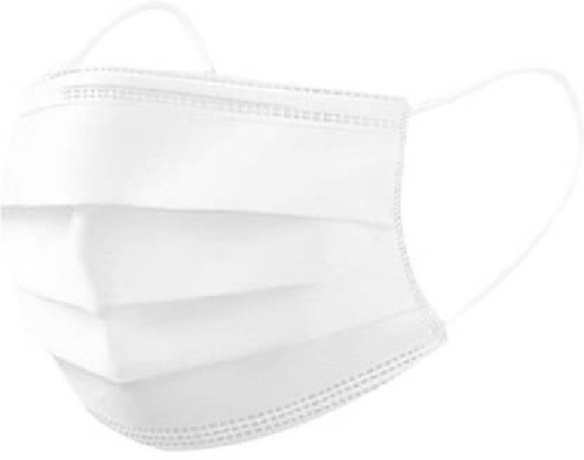 White Cotton Mask For Men Women With Adjustable Loop, at Rs 23 in Ludhiana