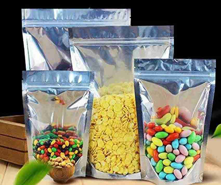 Transparent stand up pouch with zipper best sale