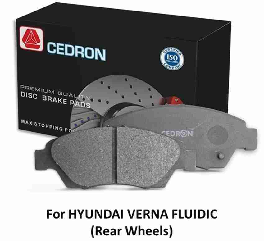 Cedron CD 126 Rear Brake pads for Verna Fluidic Rear Wheels