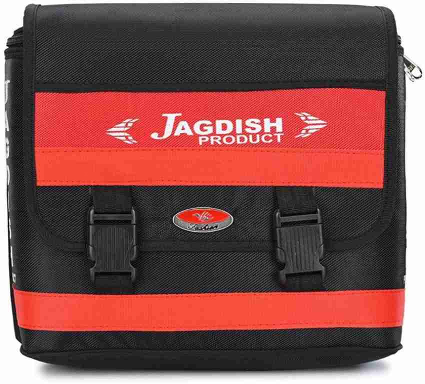 JAGDISH Saddle Bag Red Black Fabric Motorbike Saddlebag Price in