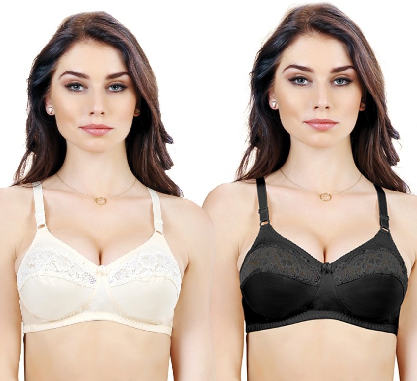 Buy Groversons Paris Beauty Padded Bra Combo Pack of 2 - Multi-Color Online
