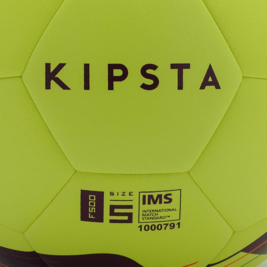 KIPSTA by Decathlon Football Ball F500 Size 5 - Neon Yellow Football -  Size: 5 - Buy KIPSTA by Decathlon Football Ball F500 Size 5 - Neon Yellow  Football - Size: 5