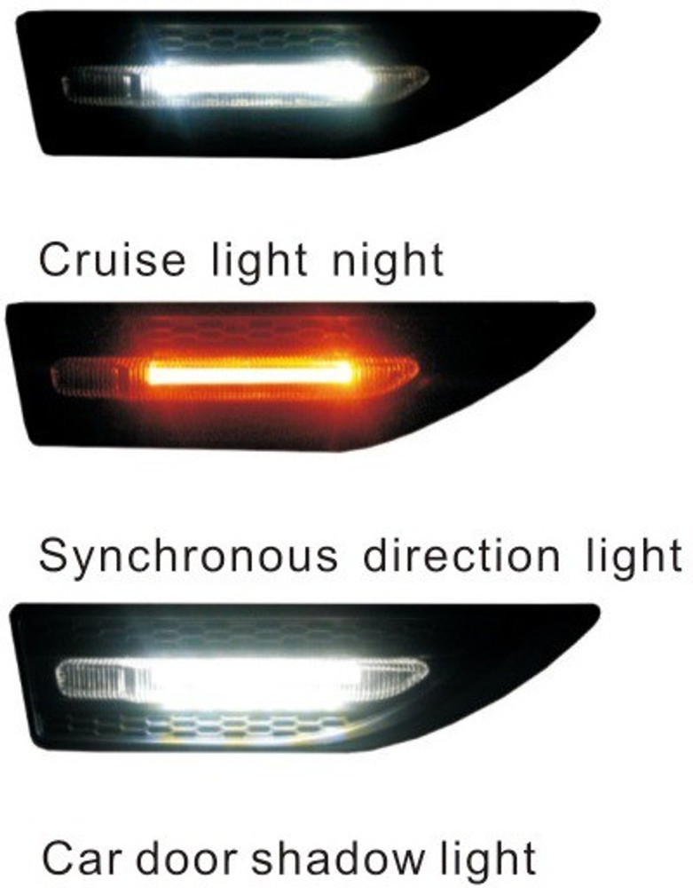 Led side deals lights for car