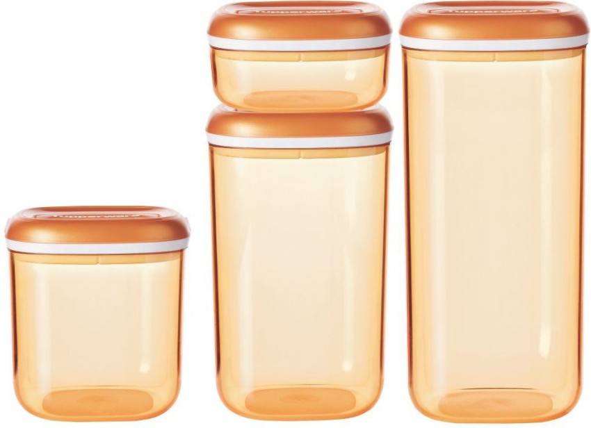 Tupperware Clear Canister Set Of 3 Small (240ml