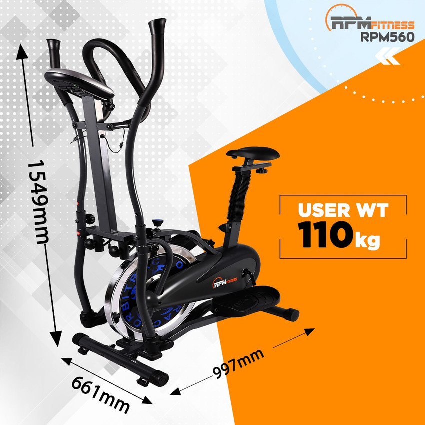 RPM Fitness by Cultsport RPM560 Orbitrac with Free Installation Cross Trainer