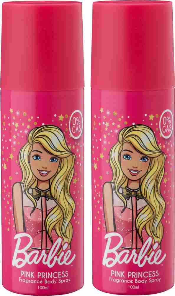 BARBIE Fragrance Body Spray Pink Princess 100ml Pack of 2 Deodorant Spray For Girls Price in India Buy BARBIE Fragrance Body Spray Pink Princess 100ml Pack of 2 Deodorant Spray