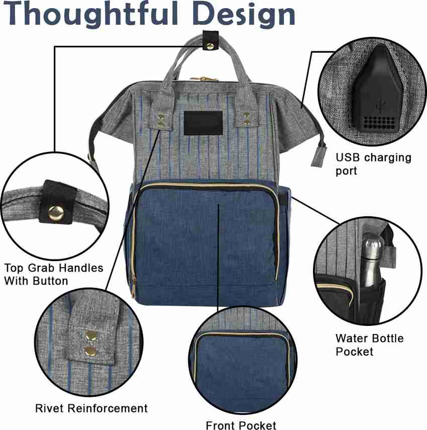 Soulsten diaper shop bag backpack