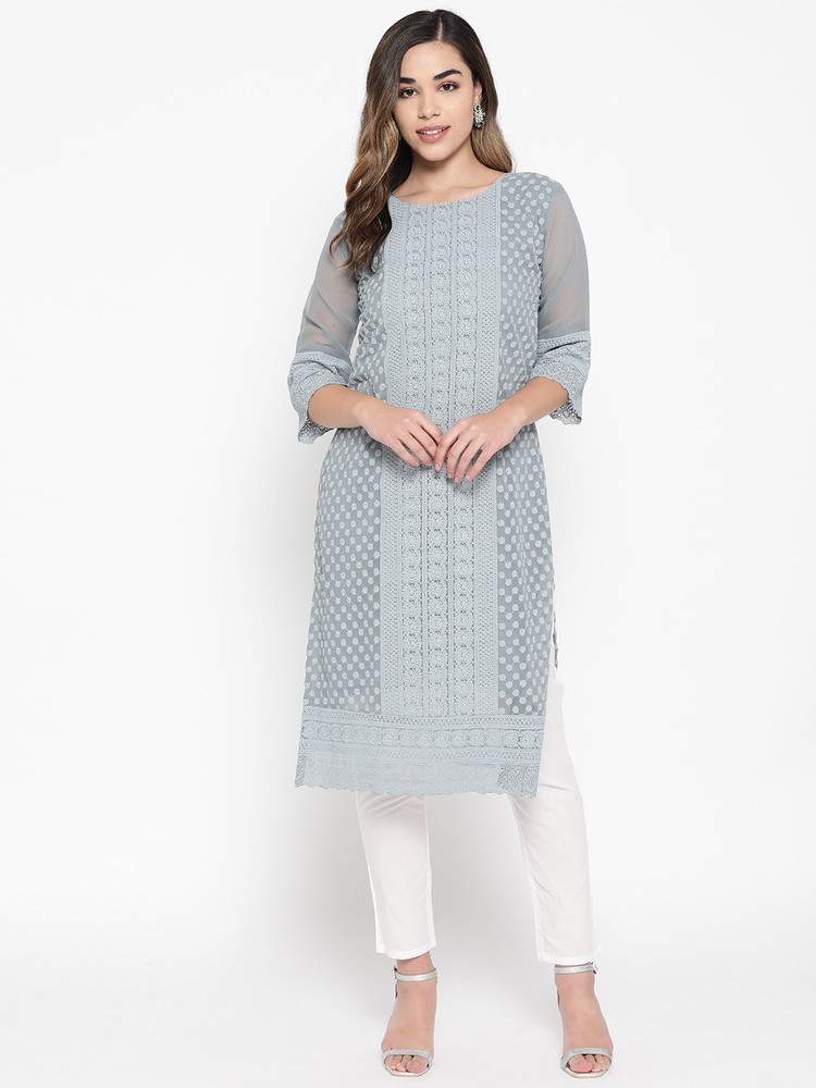 Chikan sales kurti flipkart