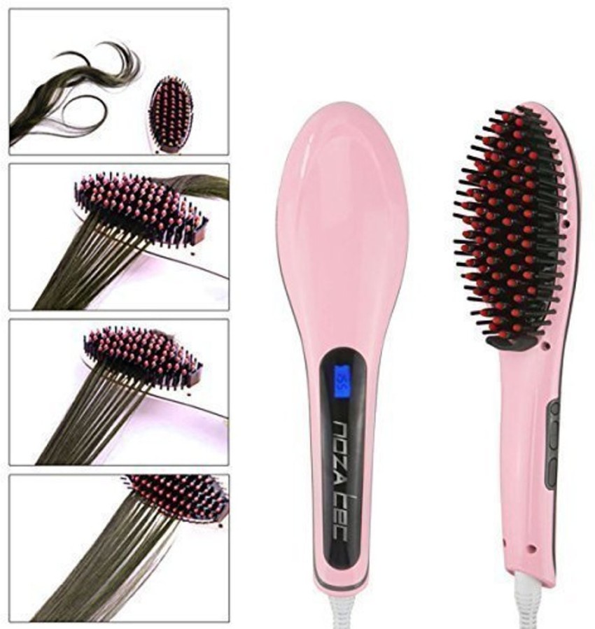 Hair straightener 2025 brush online