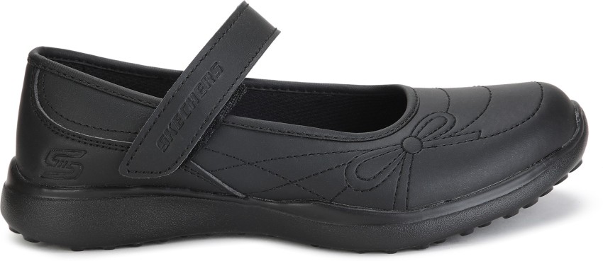 Skechers girls best sale black shoes