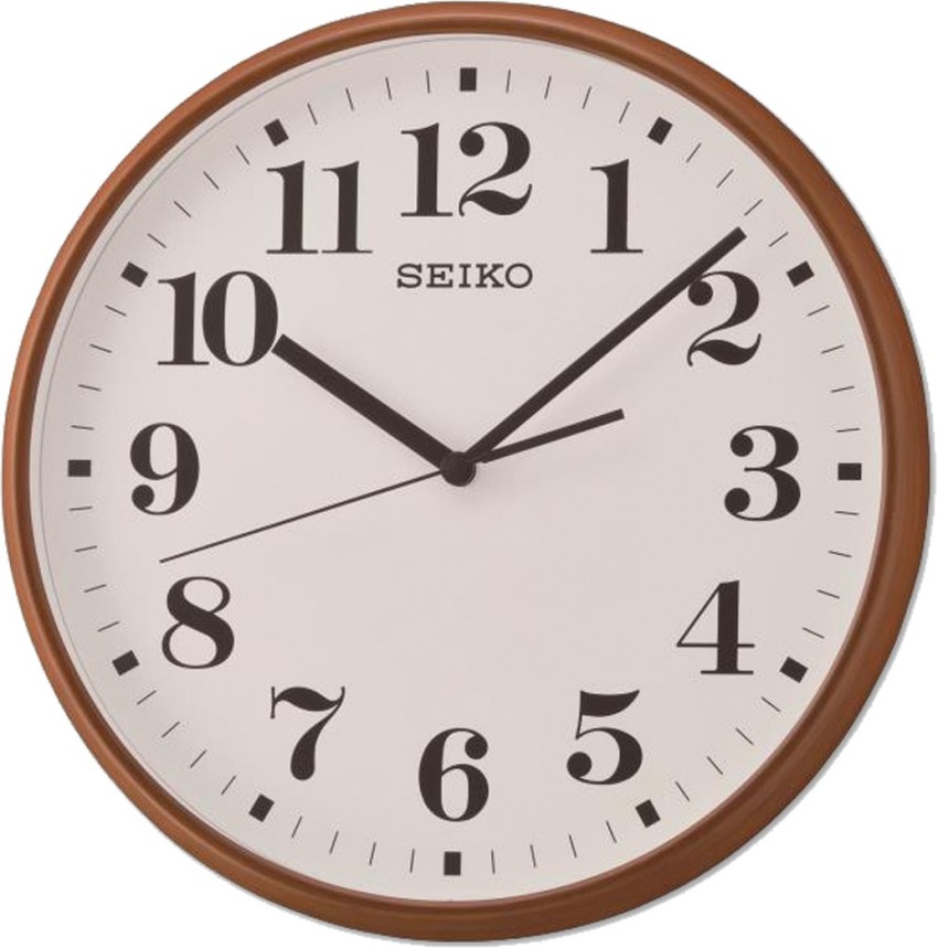 Seiko Analog 33 cm X 33 cm Wall Clock Price in India Buy Seiko