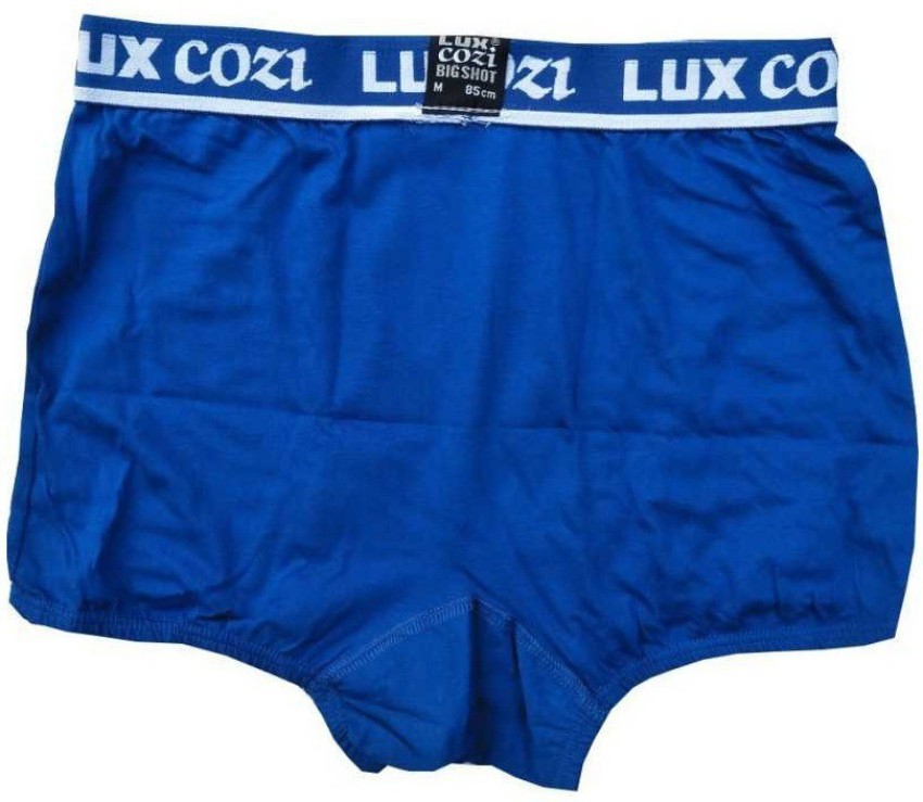 Blue Plain Lux Cozi Big Shot Mens Underwear, Size: 90cm, Machine