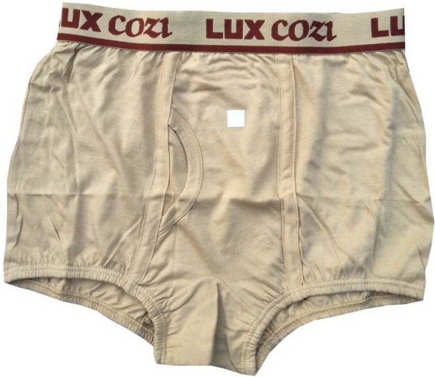 Buy Lux Cozi Big Shot Men's Cotton Long Trunk (Blue, 85) - Pack of