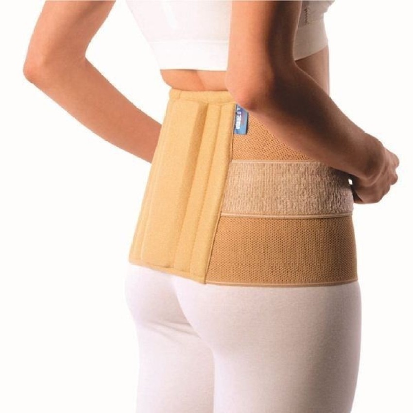 Vissco Sacro Lumbar Belt (Mild Support), Back Support for the Lumbar Spine,  Pain Solution for Back and Abdomen - Large (Beige)