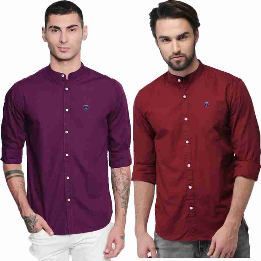 Red purple shirt sales