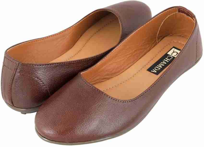 Leather ballet hot sale flats womens