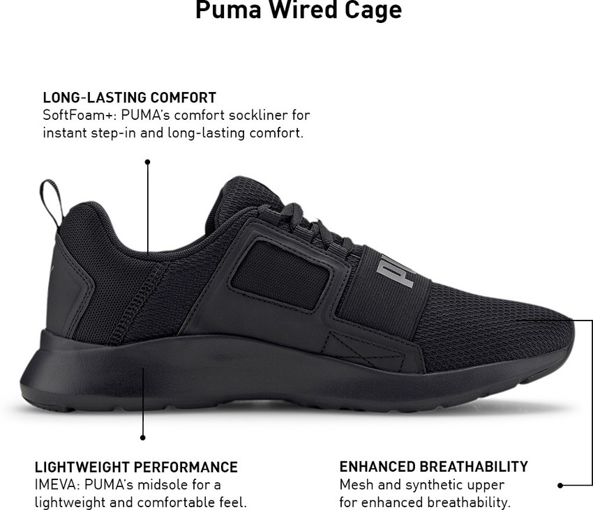 Puma wired black on sale
