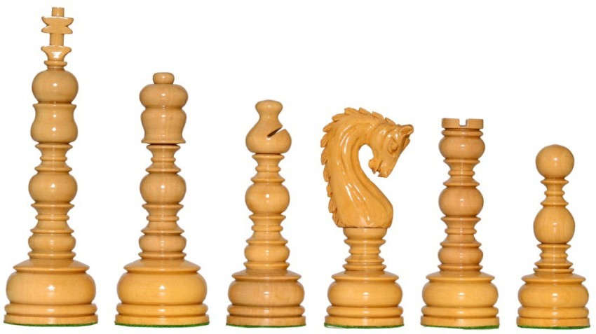 StonKraft 14 X 14; Collectible Wooden Folding Chess Game Board Set+ Brass  Staunton Figure Pieces