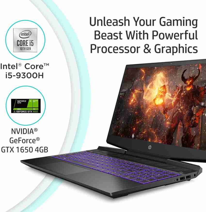 HP Pavilion Gaming Intel Core i5 9th Gen 9300H 8 GB 1 TB HDD