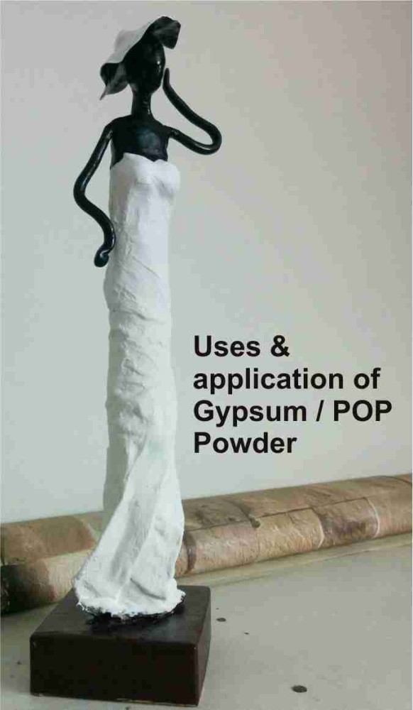 3 kg Plaster Of Paris (Gypsum Powder) for crack filling & tiles, paint  Repairing