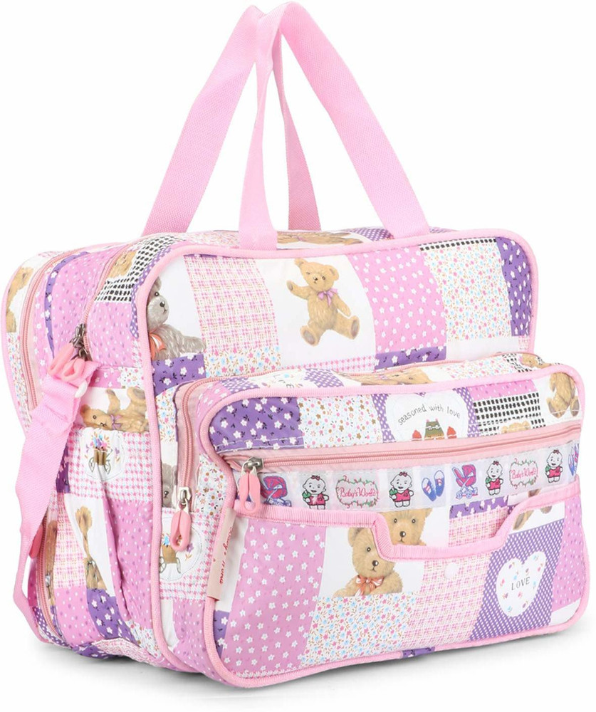 Pink diaper bag for baby girl discount