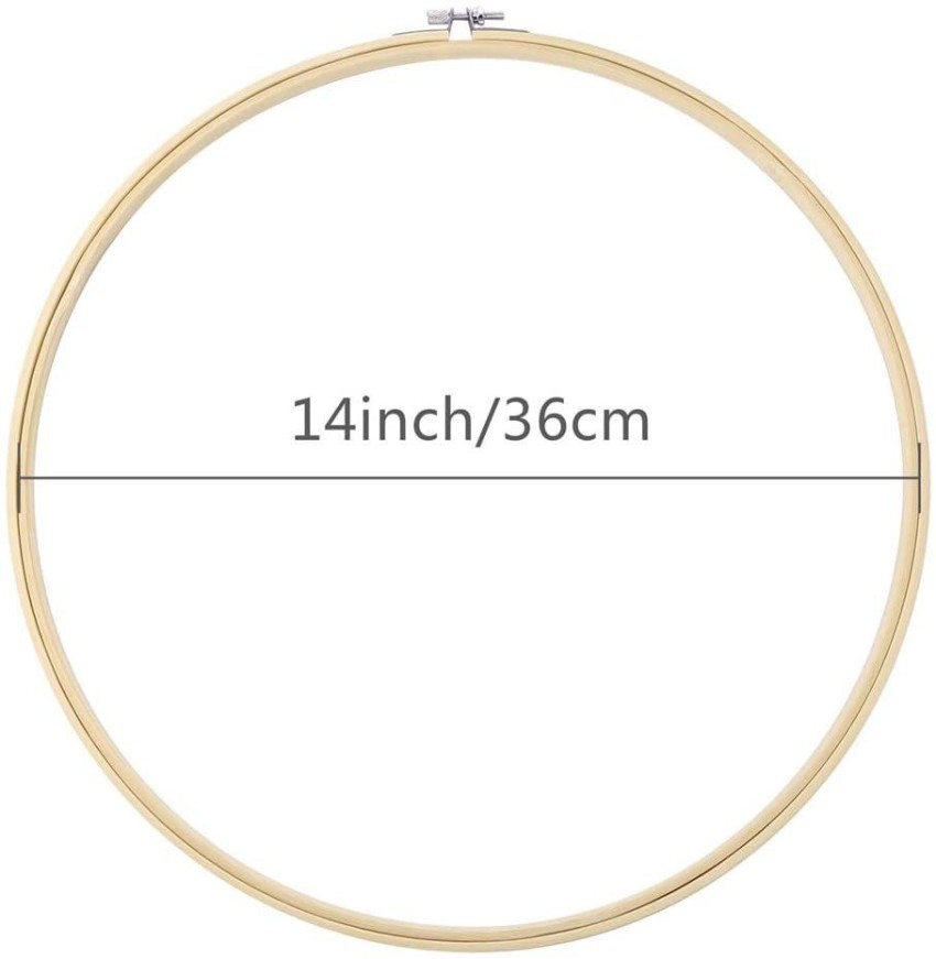 Satyam Kraft 6 Pieces Wooden Embroidery Hoops for Embroidery Work, Stitch  Work, Craft Work Embroidery Ring (14 Inch) Embroidery Hoop Price in India -  Buy Satyam Kraft 6 Pieces Wooden Embroidery Hoops